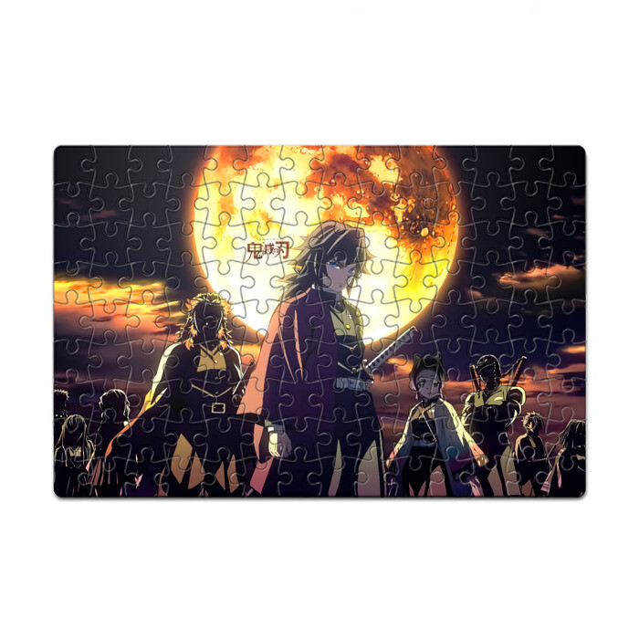 Головоломка Пазл магнитный 126 элементов Demon Slayer: Kimetsu no Yaiba фото