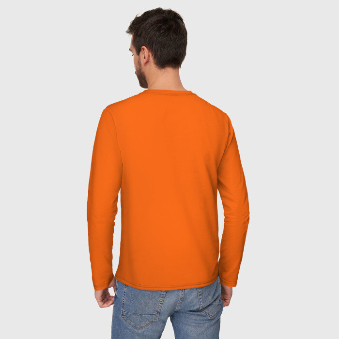 Мужской лонгслив хлопок Ночной охотник фото