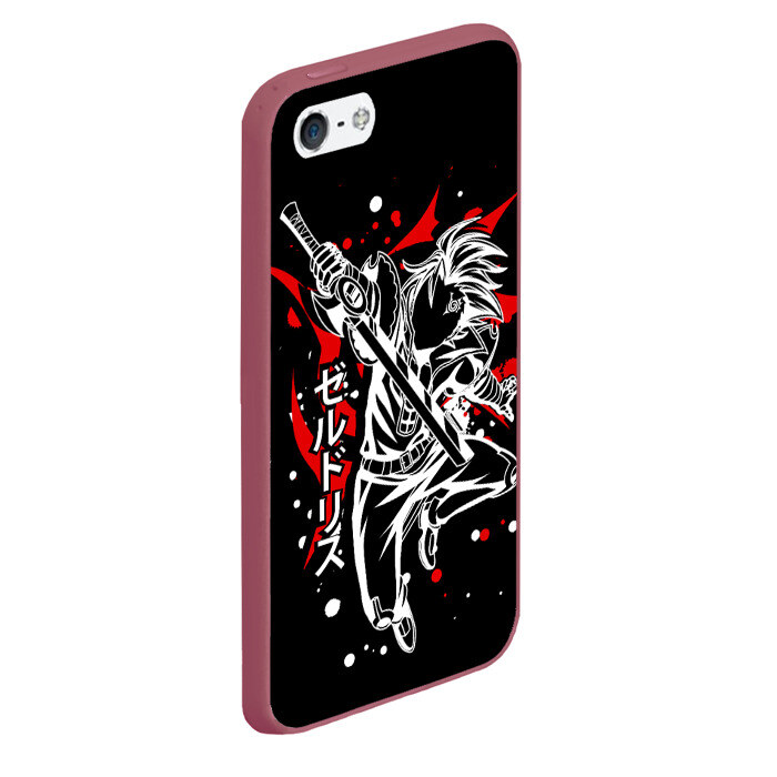 Чехол для iPhone 5/5S матовый Семь смертных грехов, Зелдрис фото