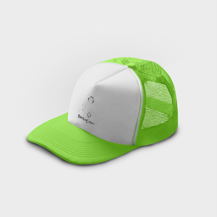 Кепка тракер с сеткой Ями Сукэхиро Чёрный клевер фото