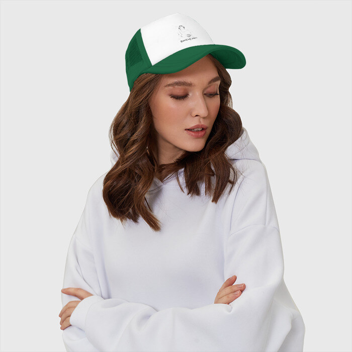 Кепка тракер с сеткой Ями Сукэхиро Чёрный клевер фото