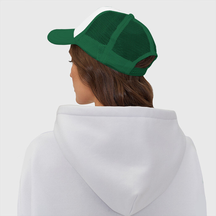 Кепка тракер с сеткой Ями Сукэхиро Чёрный клевер фото