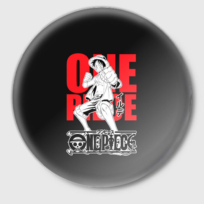 Значок One Piece Luffy фото