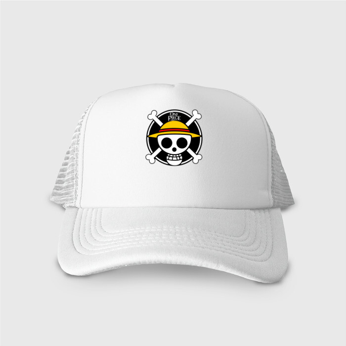 Кепка тракер с сеткой One Piece Весёлый Роджер фото
