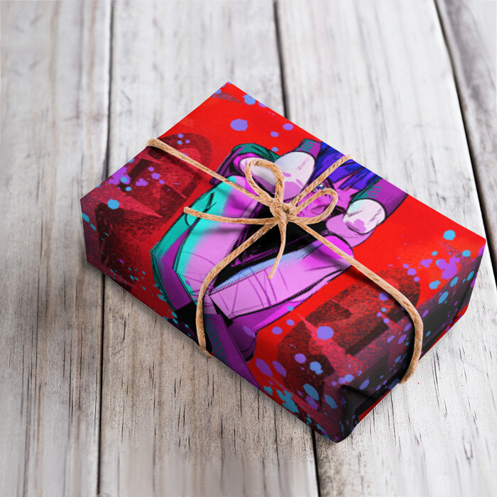 Бумага для упаковки 3D Испуганная Паудер | Порох | Jinx фото