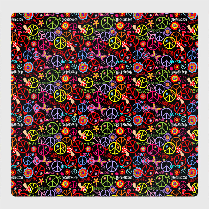 Магнитный плакат 3Х3 Хиппарь фото